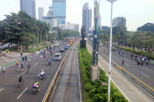 [Ralat] TMC Polda Metro: Car Free Day Jakarta Hari Ini Tetap Diadakan
