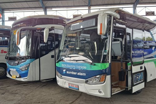 Evaluasi Bus Listrik Sumber Alam, Tidak Ada Kendala Berarti