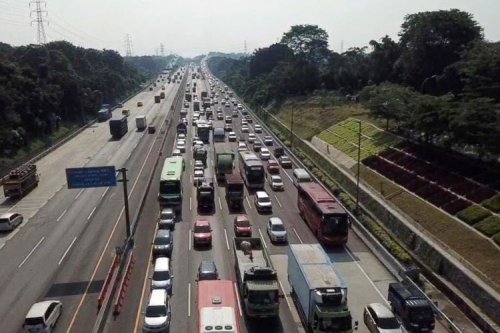 Lonjakan Arus Mudik di MBZ H-4 Lebaran Tercatat Hingga 200 Persen