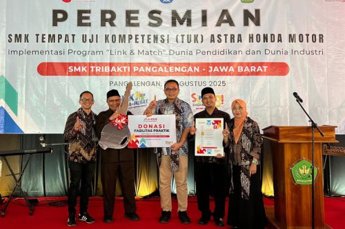 DAM Resmikan SMK Tribakti Pangalengan Jadi Tempat Uji Kompetensi