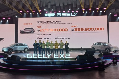 Geely Umumkan Harga Resmi EX2, Dibanderol mulai Rp 229,9 Juta