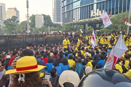Ada Demo Mahasiswa di Bundaran HI, Hindari Ruas Jalan Ini