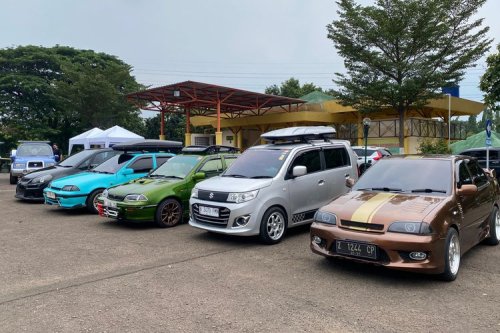 Ribuan Pemilik Suzuki Gelar Jambore di Museum Purna Bhakti Pertiwi