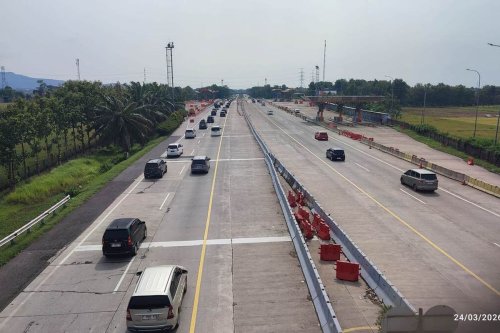 Tol Cipali H+4 Lebaran: Arus Turun 27%, Rest Area Masih Padat