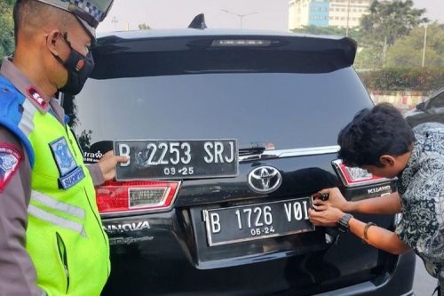 Operasi Patuh Semeru 2025 Sasar Pelat Nomor Palsu, Denda Rp 500 Ribu