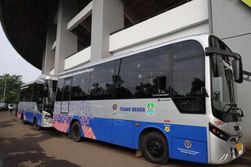 Bus Trans Beken Resmi Beroperasi di Bekasi, Masih Gratis