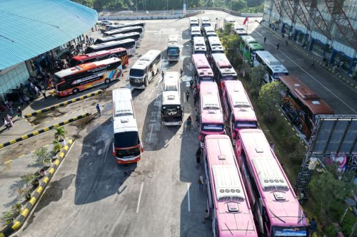 Dishub Ungkap Banyak Bus Nakal yang Tidak Masuk Terminal