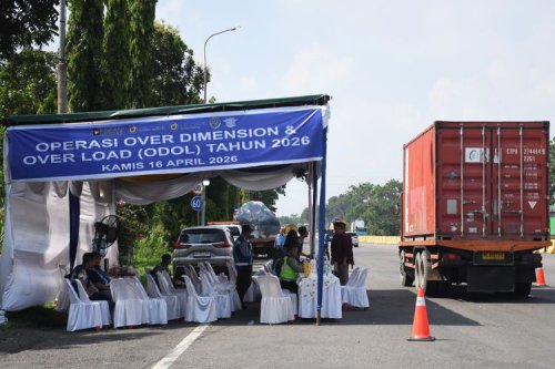 Puluhan Truk ODOL Ditindak di Tol Belawan–Medan