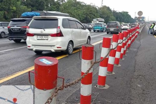 Update Arus Balik: Contraflow Km 70-47 Tol Jakarta-Cikampek