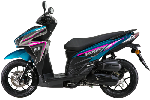 Kawasaki, Ulik Spesifikasi Kawasaki Brusky 125, Calon Skutik Baru Geng Ijo?