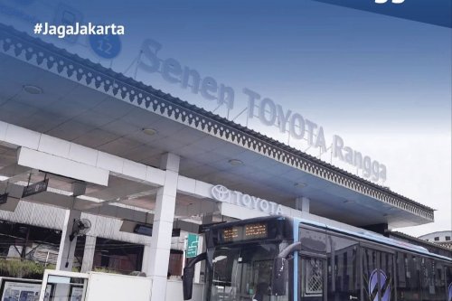 Halte Senen Toyota Rangga Sudah Dibuka Lagi
