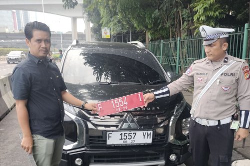 Mobil Dinas Pemkab Bogor Kedapatan Pakai Pelat Palsu