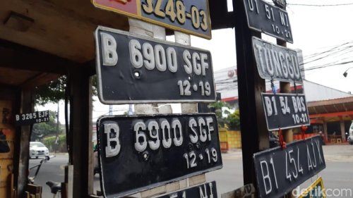6 Bentuk Modifikasi Pelat Nomor yang Dilarang, Bisa Kena Denda Segini