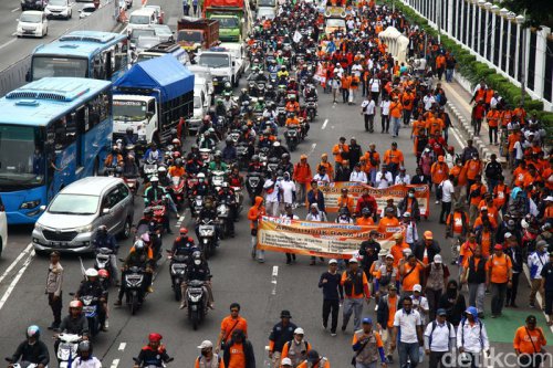 Awas Macet Demo Buruh Hari Ini, Ada Penutupan Jalan?