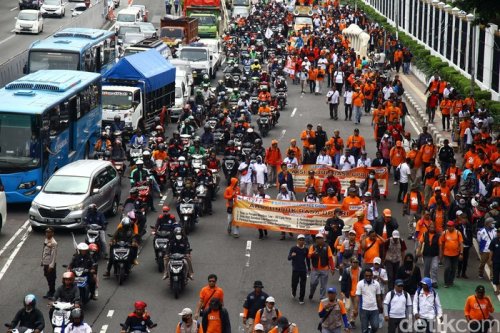 Awas Macet Demo Buruh Hari Ini, Ada Penutupan Jalan?