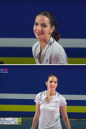 Gaya Unik Nia Ramadhani saat Kompetisi Tenis, Flawless Dengan Smokey Eyes