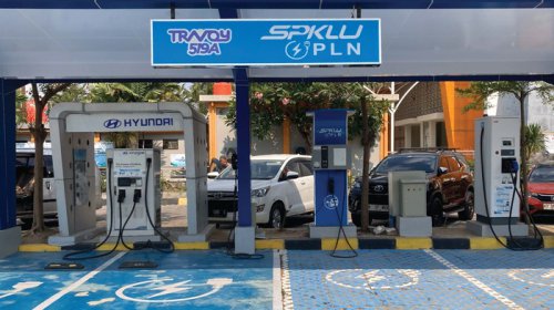 Ini Daftar Rest Area Tol Trans Jawa yang Ada SPKLU