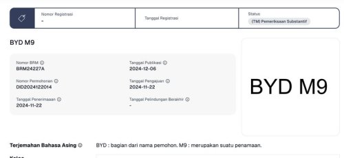 Lebih Murah dari Denza D9, Ini MPV Mewah M9 yang Didaftarkan BYD di Indonesia