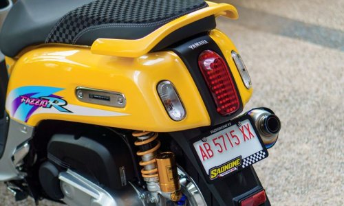 Di Luar Nalar, Yamaha Fazzio Ini Dimodifikasi Gaya Racing Mirip F1ZR Limited Edition