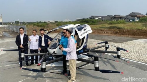 Taksi Terbang Mengudara di RI, Raffi Ahmad dan Rudy Salim Jadi Penumpang