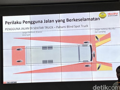 Menjajal Jadi Sopir Truk, Ini Area Blind Spot yang Perlu Diketahui