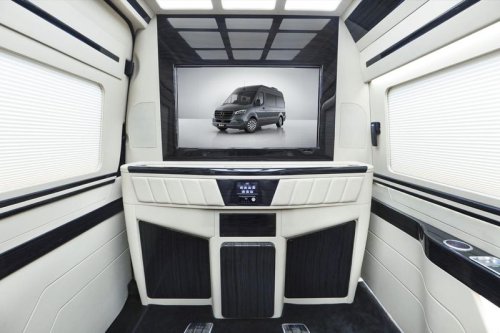 Mercedes-Benz, Mercedes-Benz Sprinter, Mewah! Interior Mercedes-Benz Sprinter Ini Dimodifikasi ala Kabin Jet Pribadi