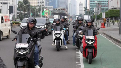 Yamaha, Belasan Bikers Jajal Kecanggihan Yamaha Nmax Turbo Keliling Jakarta