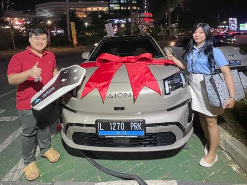 1.051 Unit AION V Luxury Dikirim ke Konsumen