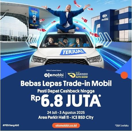 OLXmobbi Hadir di GIIAS 2025, Ahlinya Mobil Bekas Berkualitas