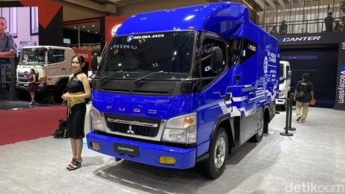Mitsubishi, Mitsubishi Fuso di GIIAS 2025: Fighter X Terbaru-Canter buat Ngecas Baterai Truk