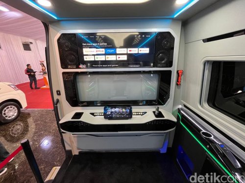 Interior Mercy Sprinter Disulap Karoseri Baze Luxury, Mewahnya Kelewat Batas!