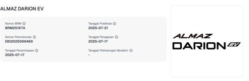 Ada EV dan PHEV, Inikah Wuling Almaz Darion yang Didaftarkan di Indonesia?