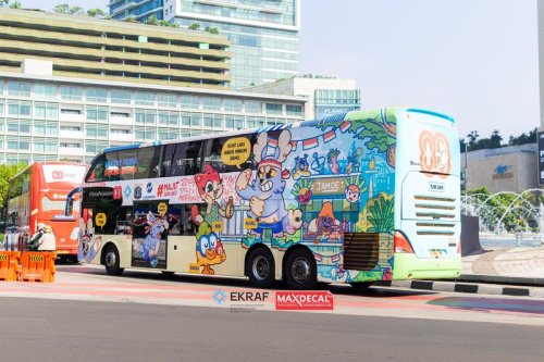 Transjakarta Jadi Kanvas Berjalan Berkat Karya Seniman Lokal