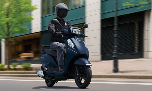 Suzuki  | Spesifikasi Skutik Retro Baru Suzuki: Full Tank Bisa Tempuh Jakarta-Tegal