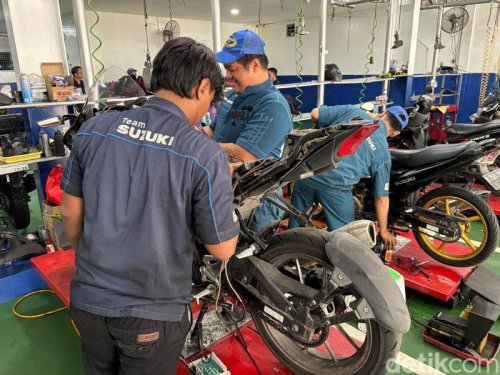 Suzuki , Dealer Motor Suzuki Berbenah, Bisa Jual 650 Unit per Bulan