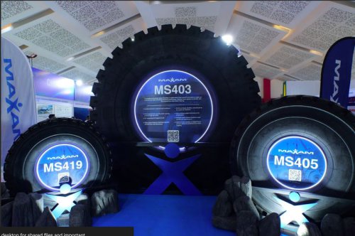 Maxxam Kenalkan Ban Buatan Indonesia Khusus Tambang!