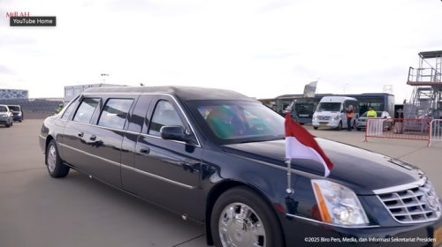 Tiba di Amsterdam, Prabowo Naik Limousine Spesial Kerajaan Belanda