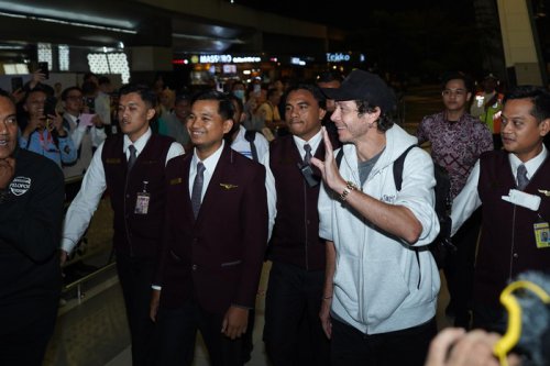 Momen Valentino Rossi Tiba di Indonesia: Ciao Indonesia, Ciao!
