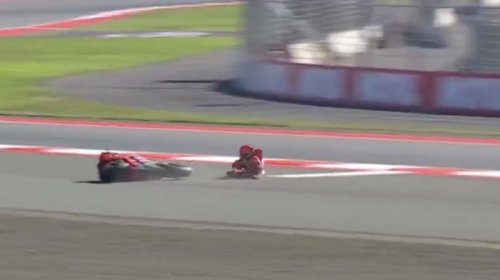 Duh! Marc Marquez Crash Lagi di Sirkuit Mandalika