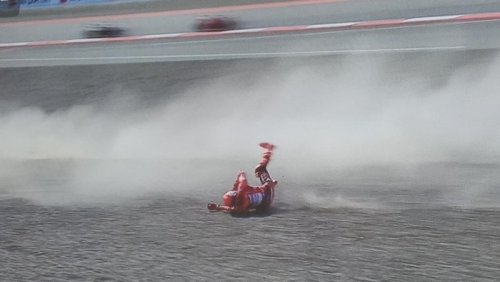 Marc Marquez Crash Brutal di MotoGP Mandalika, Seberapa Parah Cederanya?