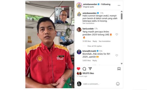 Momen Anies Baswedan Mau Isi BBM di SPBU Shell, tapi Stok Kosong