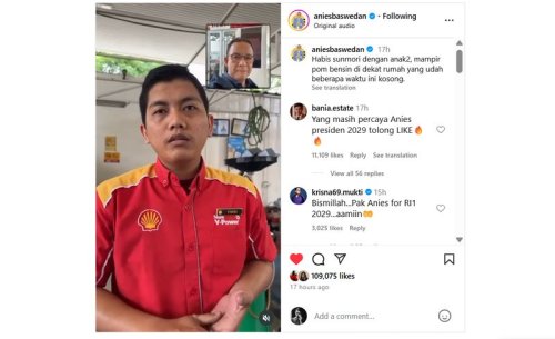 Pegawai SPBU Shell Curhat Jam Kerja Dipotong, Begini Reaksi Anies Baswedan