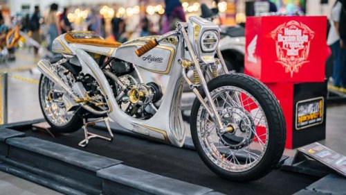 Honda, Ketika Honda Stylo 160 Dirombak Total Jadi Naked Bike Bergaya Neo Boardtracker