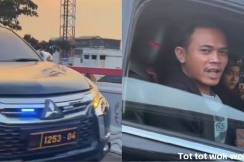 Paket Kombo Gagah-gagahan: Pajero, Pelat Polisi Palsu, 'Tot Tot Wuk Wuk'