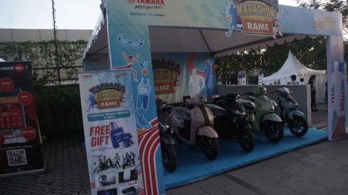Yamaha, Yamaha Dukung Tangerang Color Run LightFest, 2 Motor Dipakai Jadi Sweeper