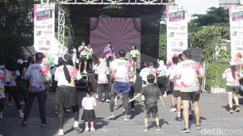 Yamaha, Yamaha Dukung Tangerang Color Run LightFest, 2 Motor Dipakai Jadi Sweeper
