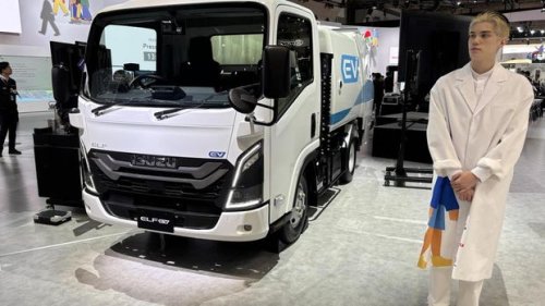 Isuzu, Isuzu Pamer Ragam Teknologi Masa Depan: Mesin Multifuel-Bus Tanpa Sopir