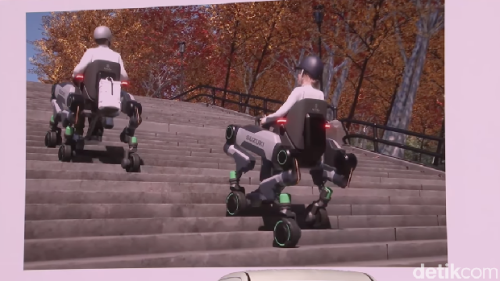 Suzuki , Unik! Suzuki Punya Kendaraan Robot Mirip Hewan yang Bisa Ditunggangi