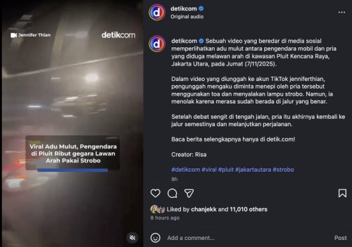 Viral Pengendara Fortuner Berstrobo-sirene Berulah Lagi