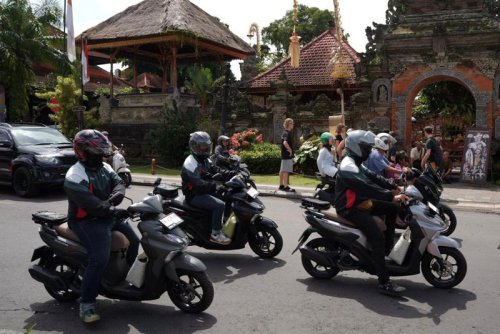 Cerita Rombongan Touring GEAR ULTIMA Jajal Medan Pegunungan Kintamani